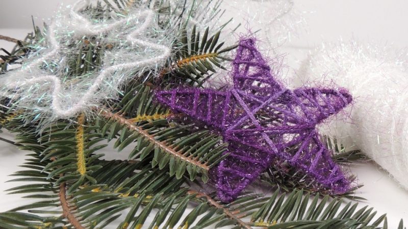 Виріб — зірка з ниток і клею ПВА на ялинку своїми руками: інструкція. Новорічні ідеї, викрійка Віфлеємської зірки з ниток