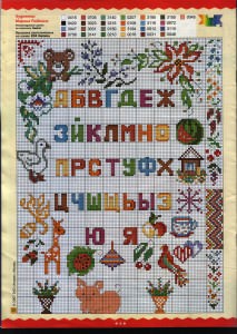 Вишивка літери російського алфавіту схеми і приклади шрифтів