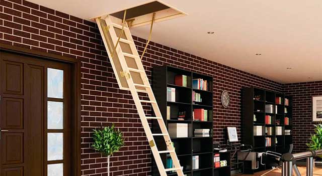 Висувна драбина на горище: особливості конструкції та її переваги