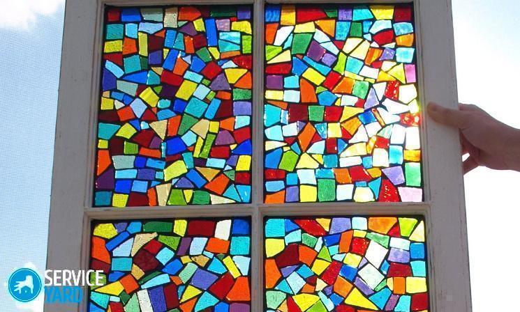 Витражи на стекле своими руками