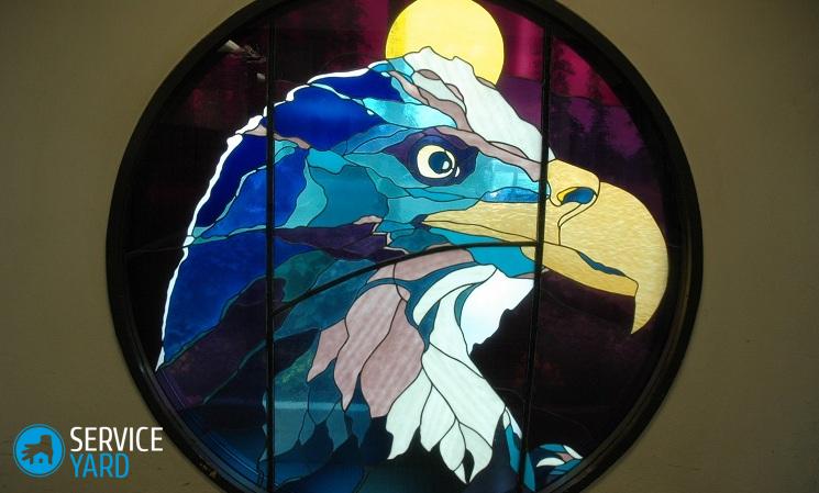 Витражи на стекле своими руками