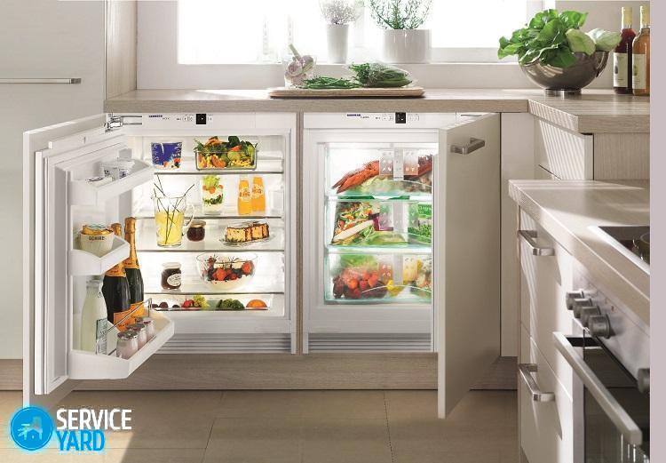 Встраиваемый холодильник — размеры шкафа