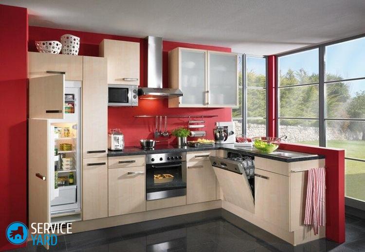 Встроенный холодильник в кухонный гарнитур