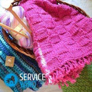 Вязаные пледы для новорожденных своими руками