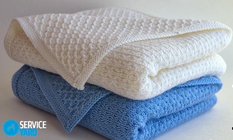 Вязаные пледы для новорожденных своими руками