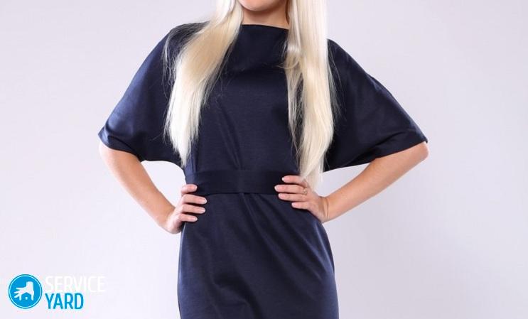 Выкройка платья с цельнокроеным рукавом