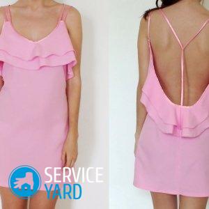 Выкройка платья с открытой спиной