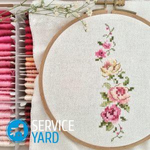 Вышивка на полотенце своими руками