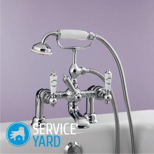 Высота установки смесителя над ванной