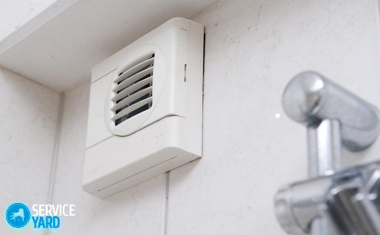 Вытяжка в туалете