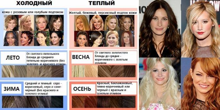 Як підібрати колір волосся до лиця і очей безкоштовно