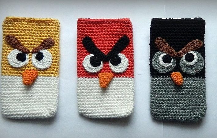 Як зв'язати гачком чохол для телефону: 5 моделей з описом і схемами, варіанти застібок, ідеї