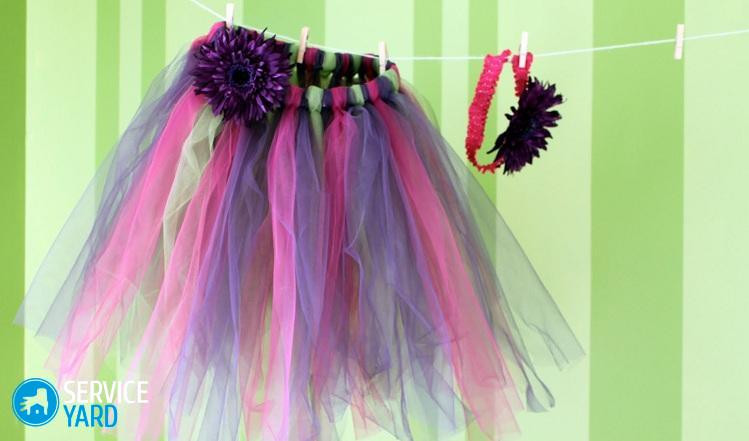 Юбка для девочки своими руками