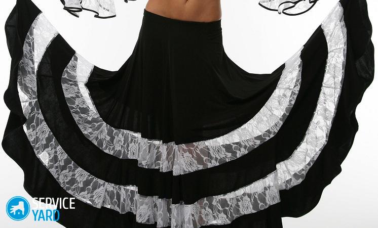 Юбка для фламенко своими руками