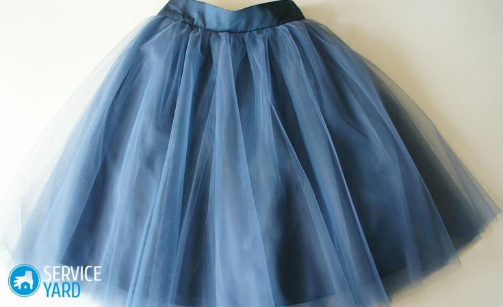Юбка из фатина своими руками