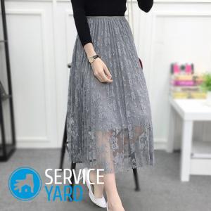 Юбка из кружева своими руками