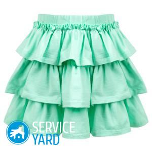 Юбка с оборками своими руками