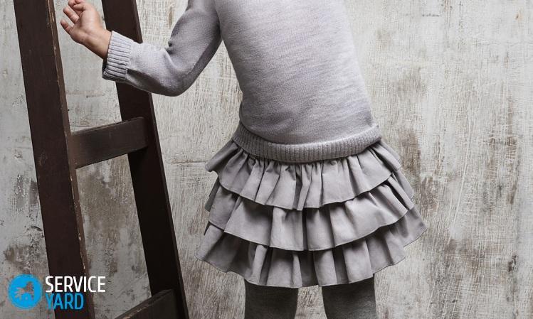 Юбка с оборками своими руками