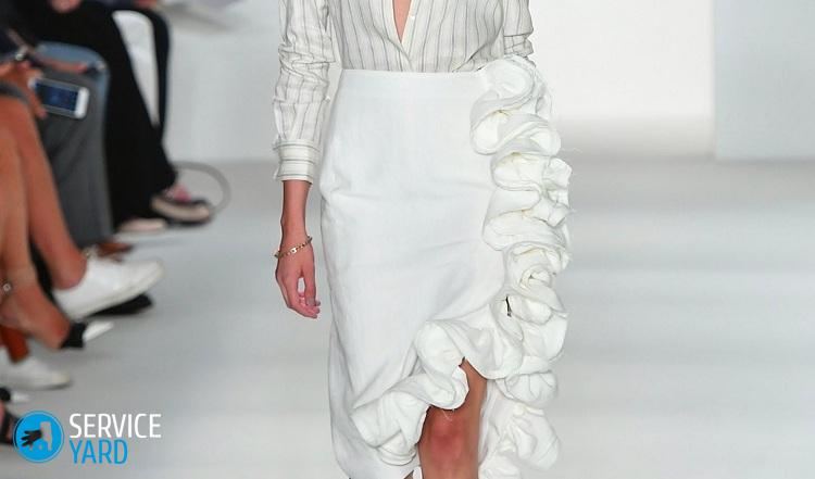 Юбка с оборками своими руками