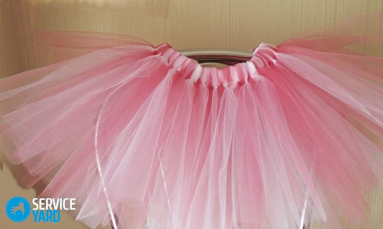 Юбка-шопенка из фатина своими руками — мастер-класс