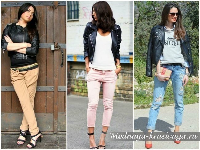 З чим носити шкіряну куртку? 60 фото-образів у різних стилях