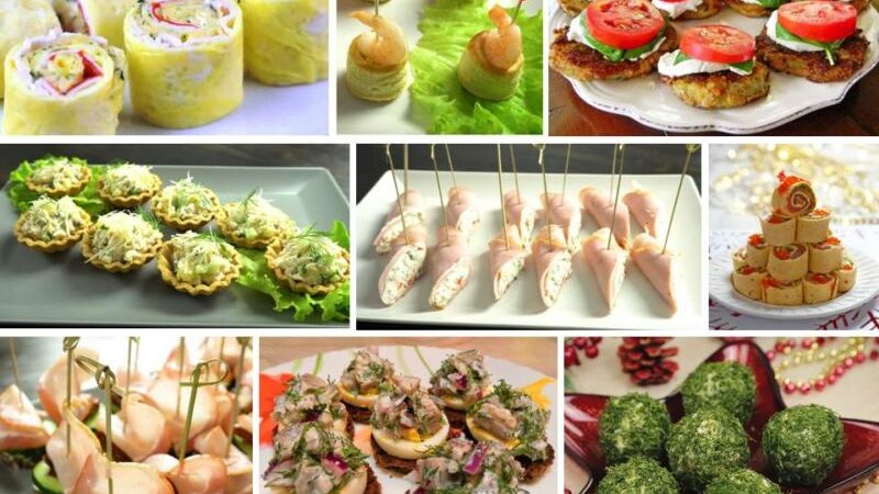 Закуски на святковий стіл — прості і смачні рецепти