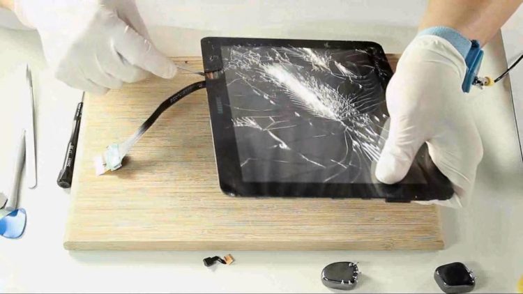 Замена экрана на планшете, ремонт дисплея, замена матрицы на планшете