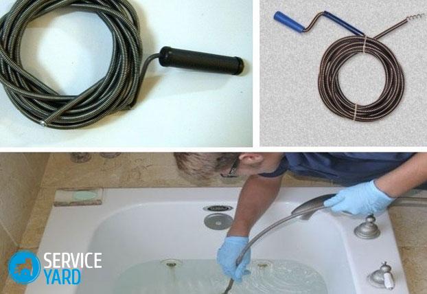 Засорилась ванна — что делать?