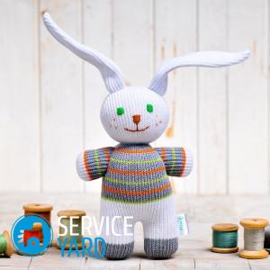 Зайчик из носка своими руками