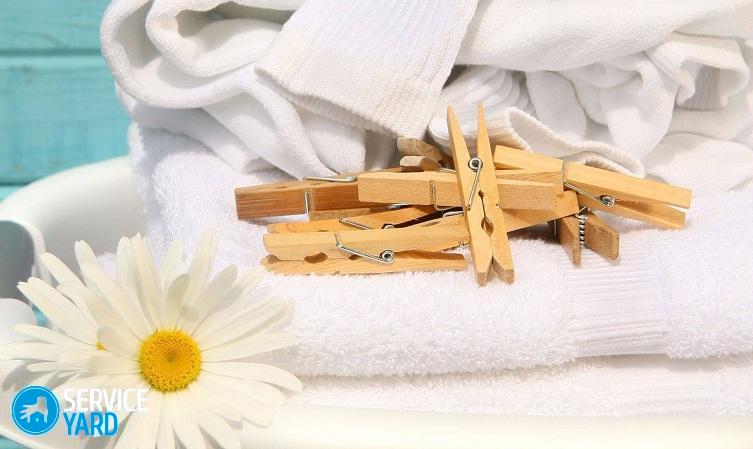 Желтые пятна на одежде после стирки