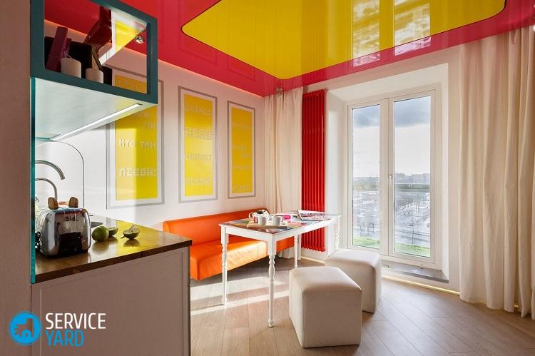Желтые стены в интерьере